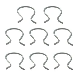8PCS Crank Retainer Door Handle Auto Parts Horseshoe Clip Set For Chevrolet For Buick For Pontiac Door Handle Crank Retainer