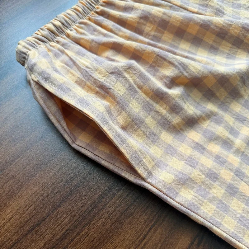 [double side pockets] mango yellow