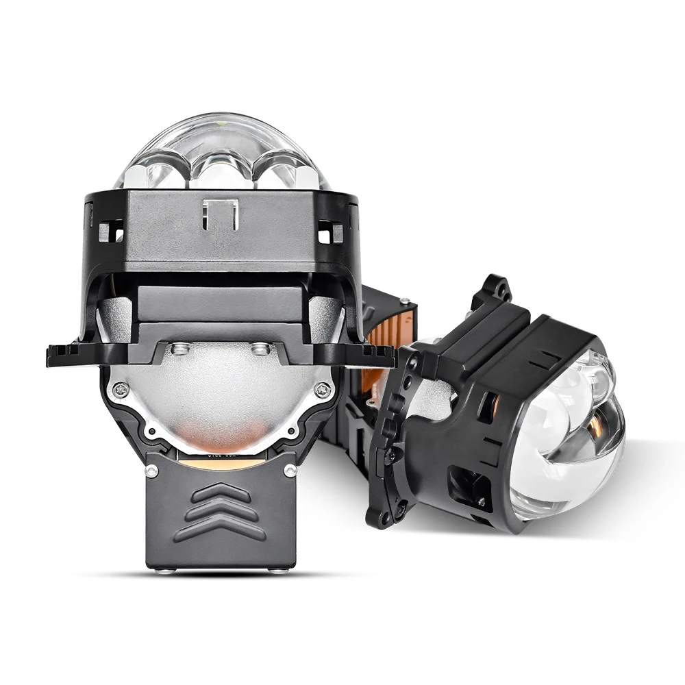

NS600 90w High Power Light Emitting Diode Headlight 3.0 Inch Tri-laser Projector Lens Halon Xenon Replacement Automotive LightS