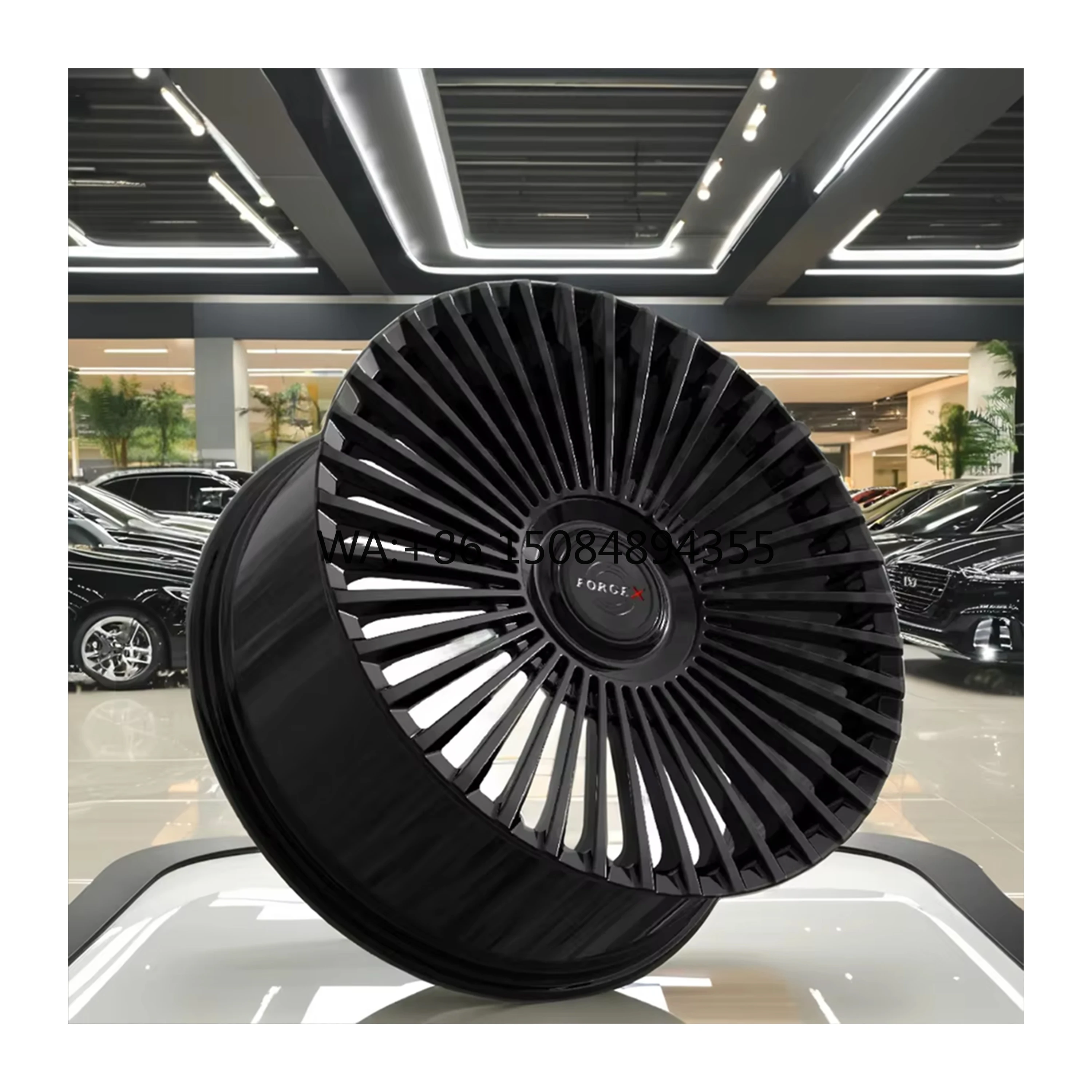 Customizable 18-24 Inch Multi-Strip Style Forged Wheels 30mm, compatible with Mercedes GLA GLB GLC GLE GLS 2020-2024