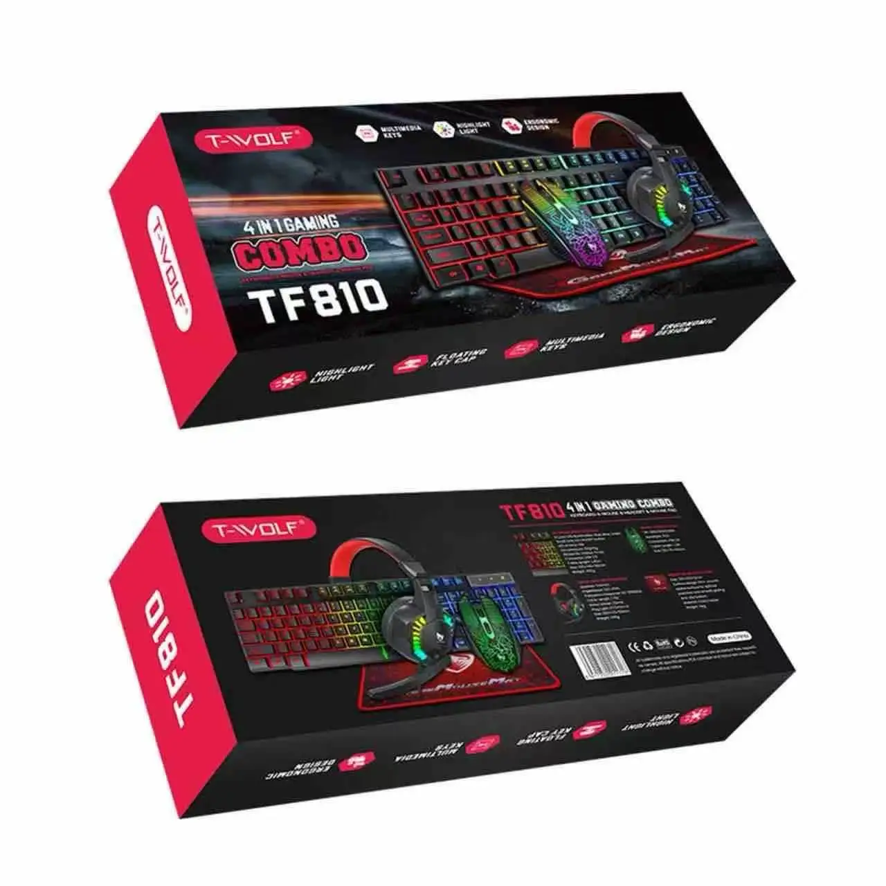 4-in-1 Gaming Keyboard Mouse Headset Combo 6