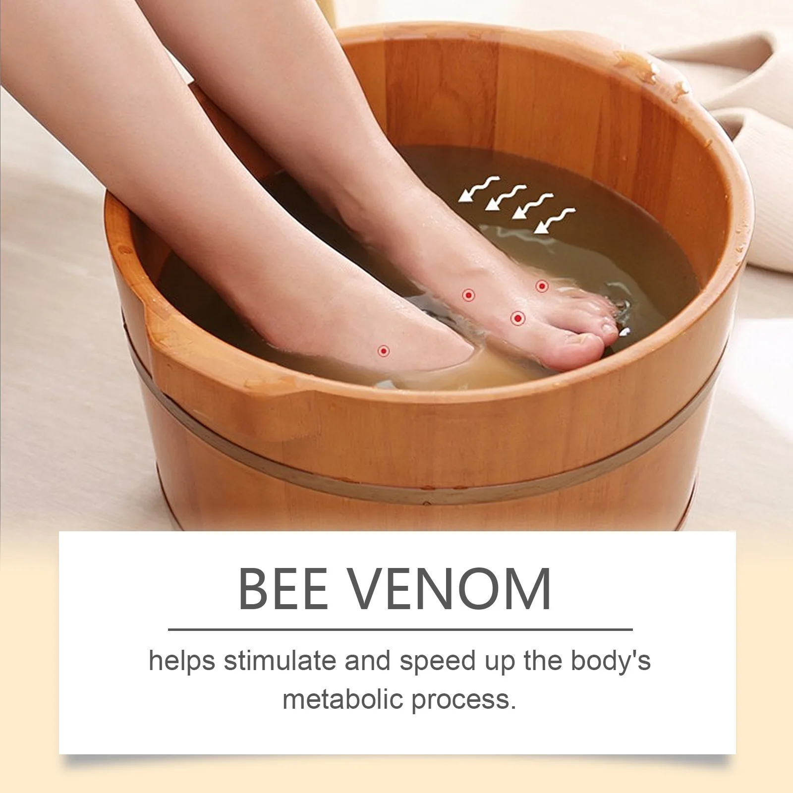 Herb Detox Foot Bath Beads Mild Ingredients Promotes Venous Health, and Prevents Varicose Veins Relive Fatigue