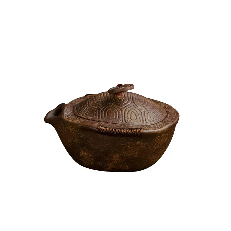 

Bionic purple clay pot, purely handmade household teapot, purple sand cover bowl
