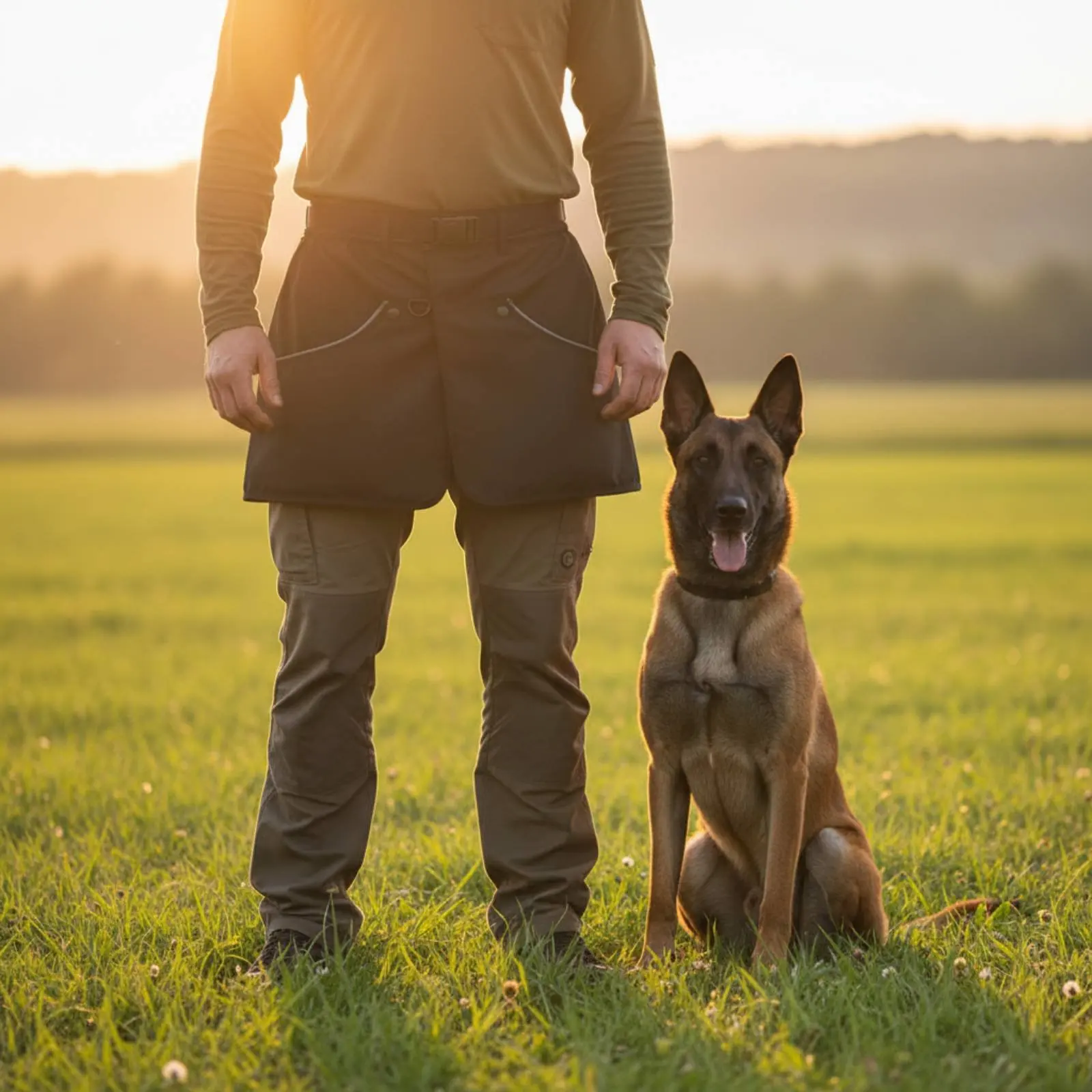 Waterproof Dog Training Vest Large Pockets Dog Training Apron Handler Waist Pouch D-Loop Treat Pocket Apron Breathable