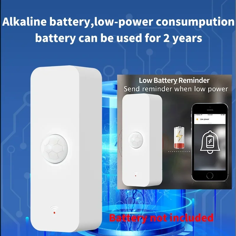 Tuya WiFi Zigbee Bewegungssensor Smart Home PIR-Detektor Menschlicher Körper Infrarot Funktioniert mit Alexa Google Home Drahtloser Sicherheitsalarm