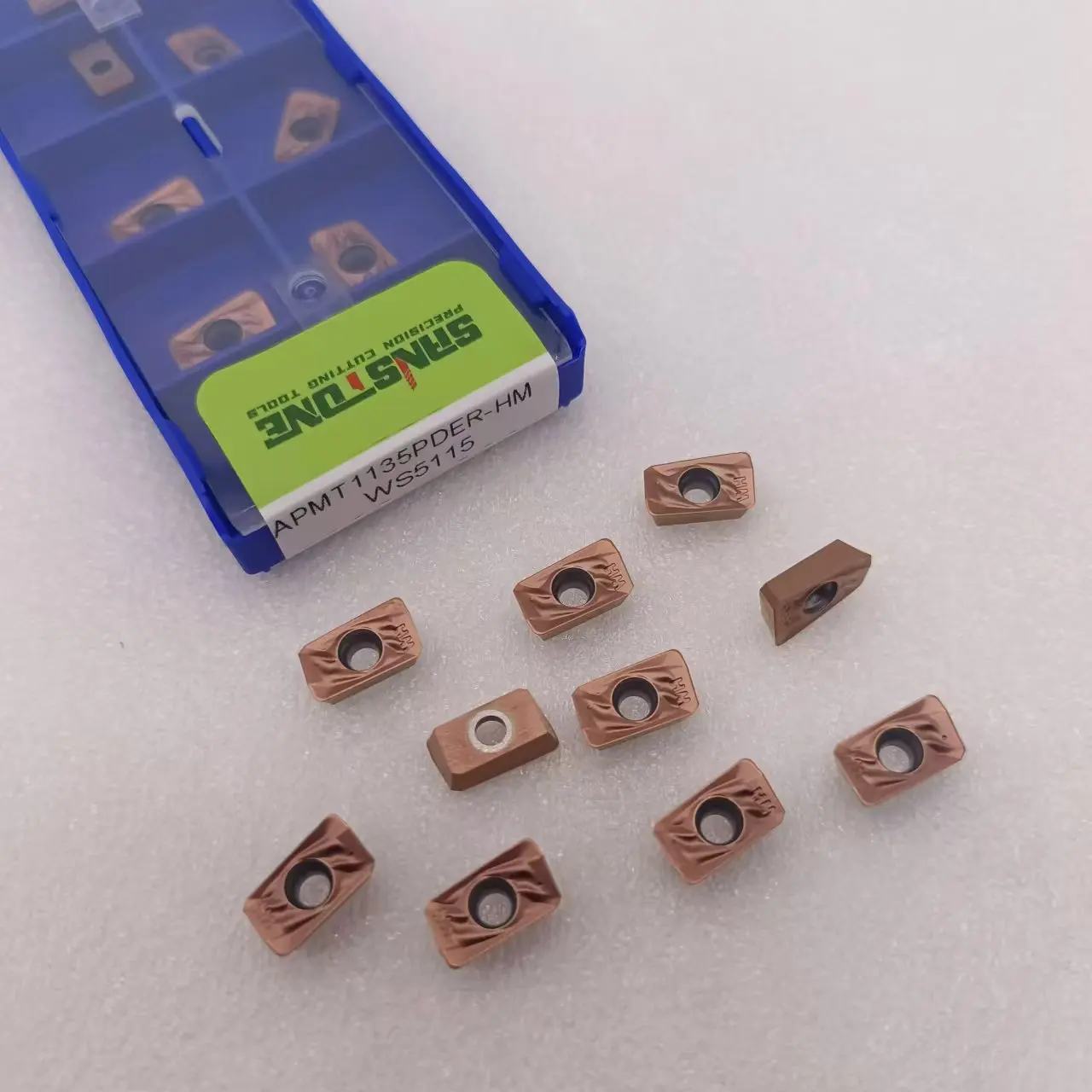 

APMT1135 Токарный станок с ЧПУ, токарные инструменты, режущее лезвие, твердосплавные фрезерные вставки с квадратным плечом для высокотвердой стали APMT APMT1135PDER