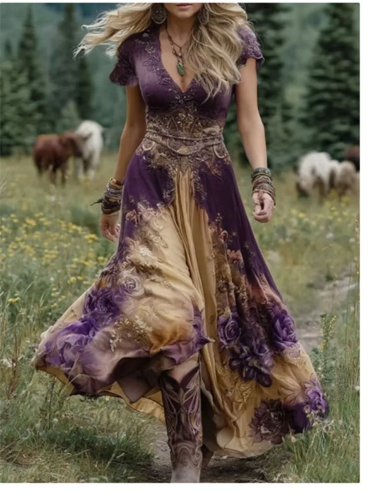 Thumbnail 3 - #27 Discounted Flowing Long Dress Worth Buying