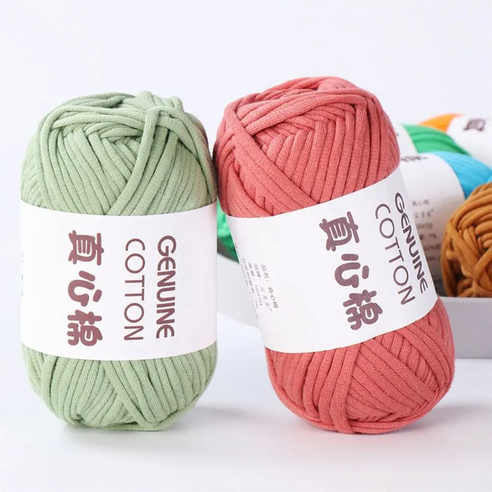 50g Cotton Yarn Beginner Crochet Yarn Easy To Use Cotton Yarn for Hand Knitting Weaving DIY Scarves Blankets Hat Clothes