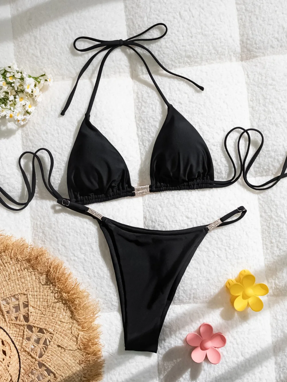 

Women's Solid Color Bikini 2025 - Fashion Vestido De Baño Mujer for Vacation