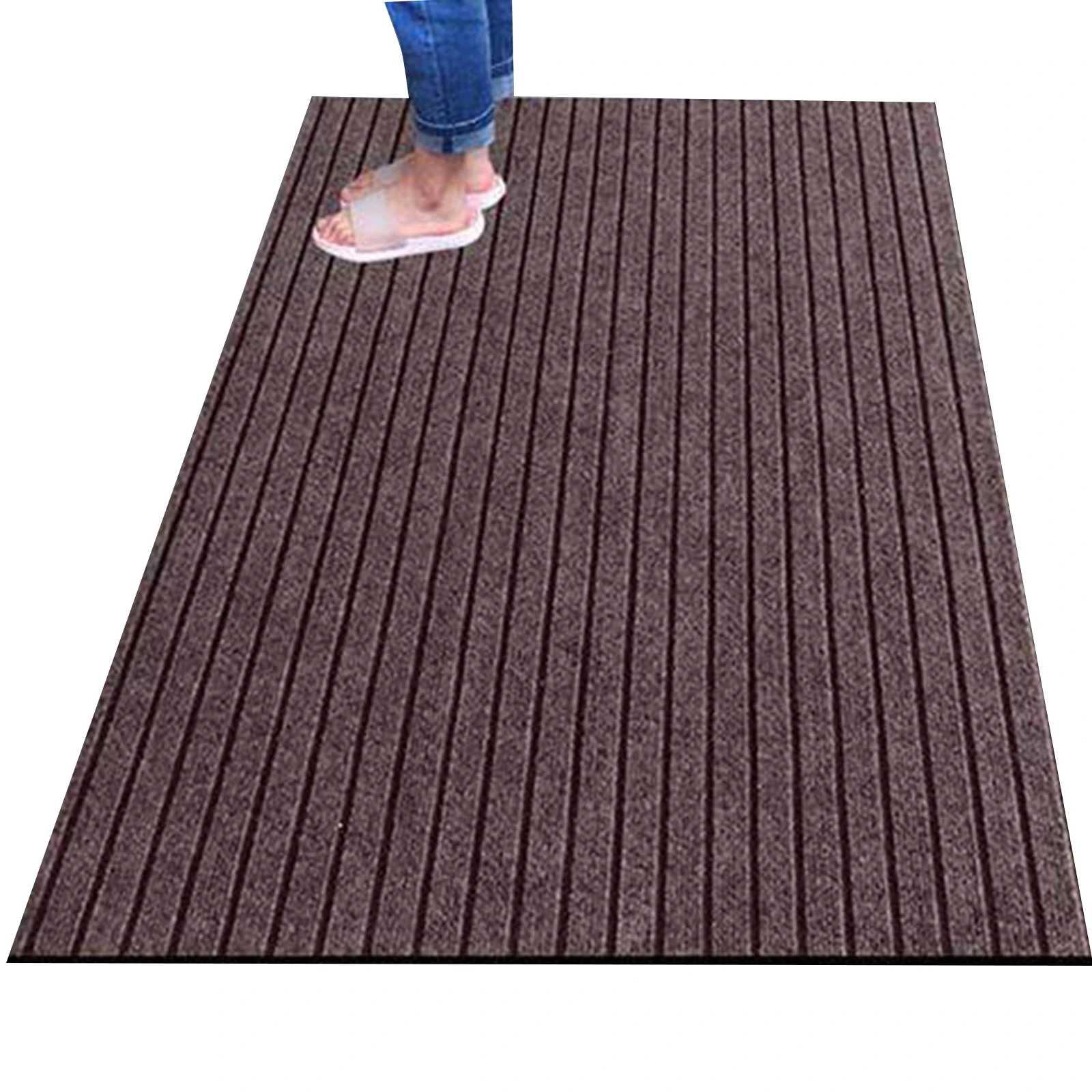 

Stripes Doormat Non Slip Door Mats For Kitchen Bathroom Cuttable Oil-proof Stain Resistant