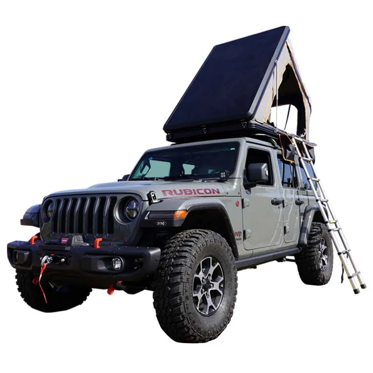 

Triangle Car Roof Tent Off Road Waterproof Foldable 4x4 4wd Hard Shell Aluminum Alloy Alu Roof Top Tent