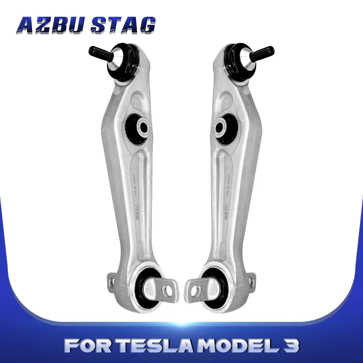 

AzbuStag 2Pcs Front Lower Control Arm Assembly Left Right Suspension for Tesla MODEL 3 2017 2018 2019 2020 2021 2022