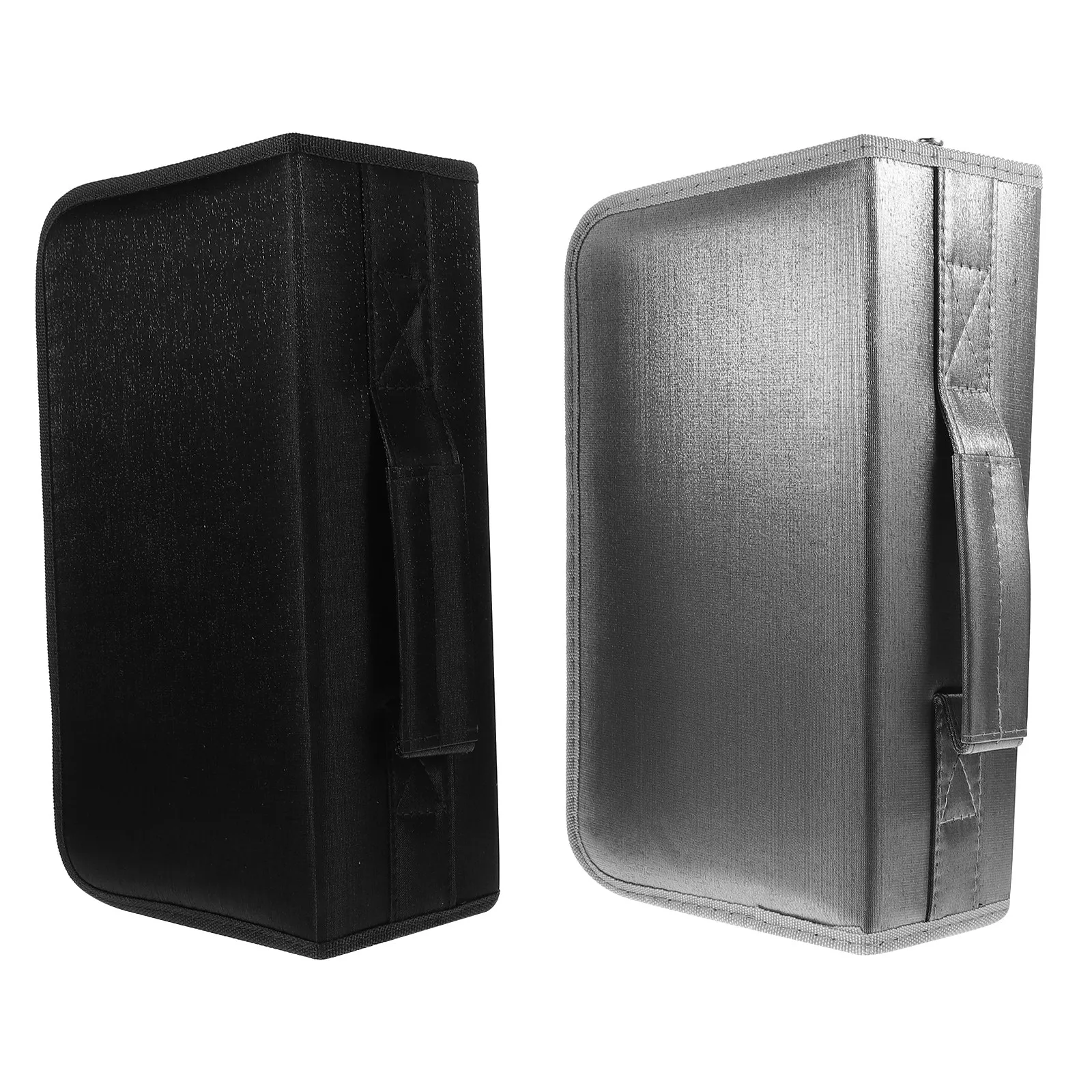 

2 шт. чехлы для CD/DVD дисков, портативный органайзер большой емкости на молнии, многоразовый компактный футляр для фильмов