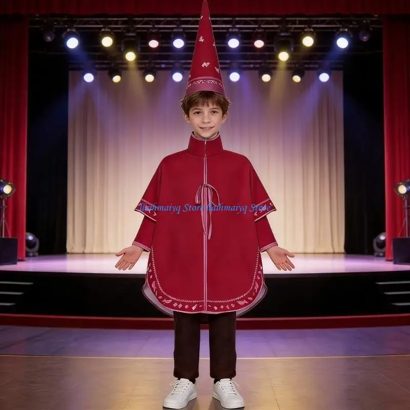 573B Childrens Cartoon Character Costume Uniform Cloth Role Play Accessory Perfect For Halloween And Cosplay Parties