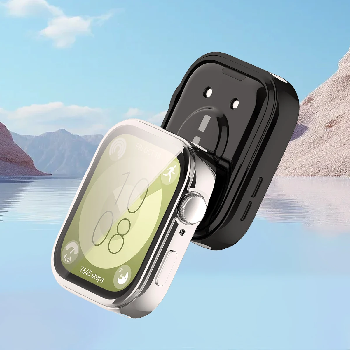 TPU Soft Shell Case Suitable for Huawei Fit 3 Watch Protective Case for Fit3 Shell Frame Protector Bumper Accessories Cover