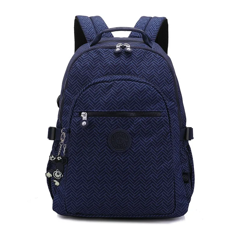 2024 High Quality Flower Fashion Casual A4 Men Women School Backpack Girl 15.6\'\' 14\'\' Laptop Lightweight Travel Bag M1983