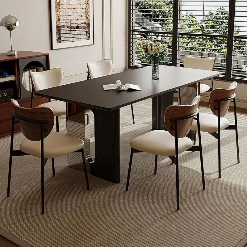 Multi-color shell chair, simple soft bag back chair, restaurant and cafe general chair