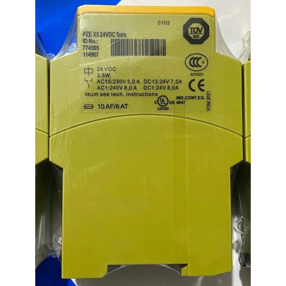 New Durable for PILZ 774595 PZE X5 24V Safety Relay Module in Box
