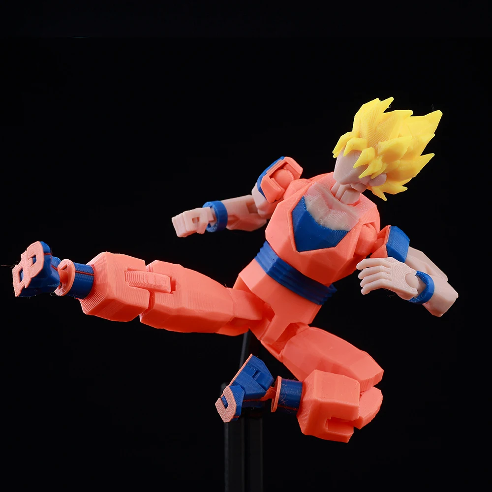 ​ ​ 9L3D Lucky13 Super Saiyan รูป Full Body Movable อะนิเมะหุ่นยนต์ของเล่น ​   ของขวัญพิเศษตกแต่งโต๊ะเครื่องประดับรถตุ๊กตาอะนิเมะ