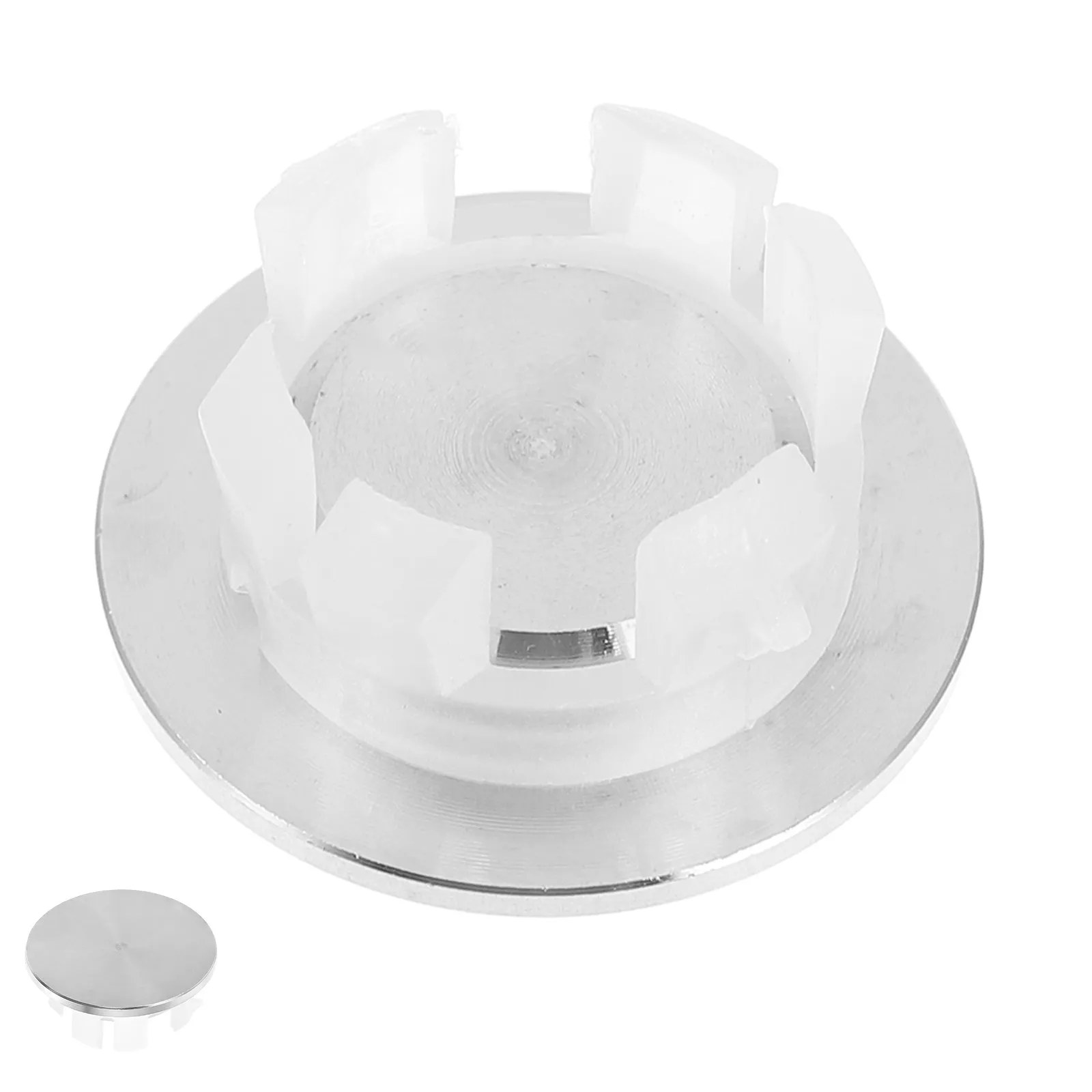 Stainless Steel Sink Overflow Cap for Ceramic Washbasin Bathroom Kitchen Mall Factory Decorative Trim Ring Splash Prevention