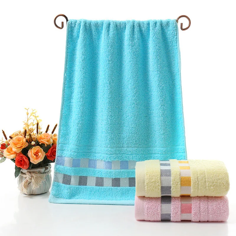 Hot Sale 77 X 33cm Bath Towels 100% Cotton Towel Avaliable Cotton Fiber Natural Eco-friendly Embroidered Bath Towel