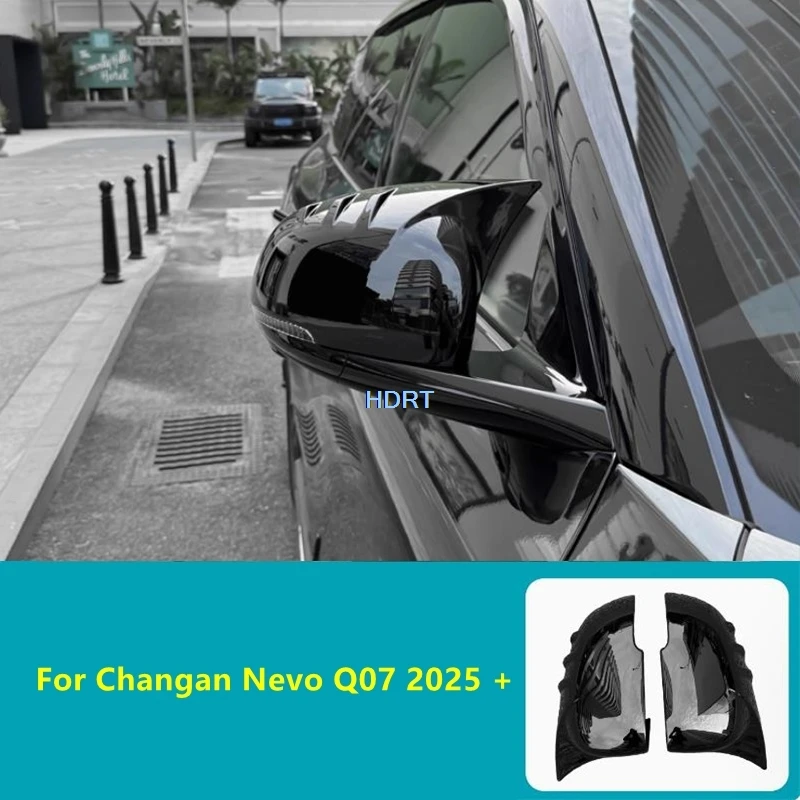 

Car Styling Rear View Cover Reverse Mirror Side Reflector Mirror Shell Accessories Exterior Sticker For Changan Nevo Q07 2025 +