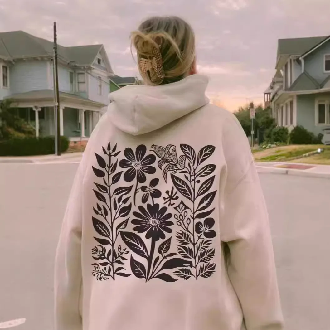 

2025 женская толстовка с резьбовыми манжетами и рукавами на плечах модная повседневная спортивная толстовка с капюшоном осенне-зимний новый стильный пуловер