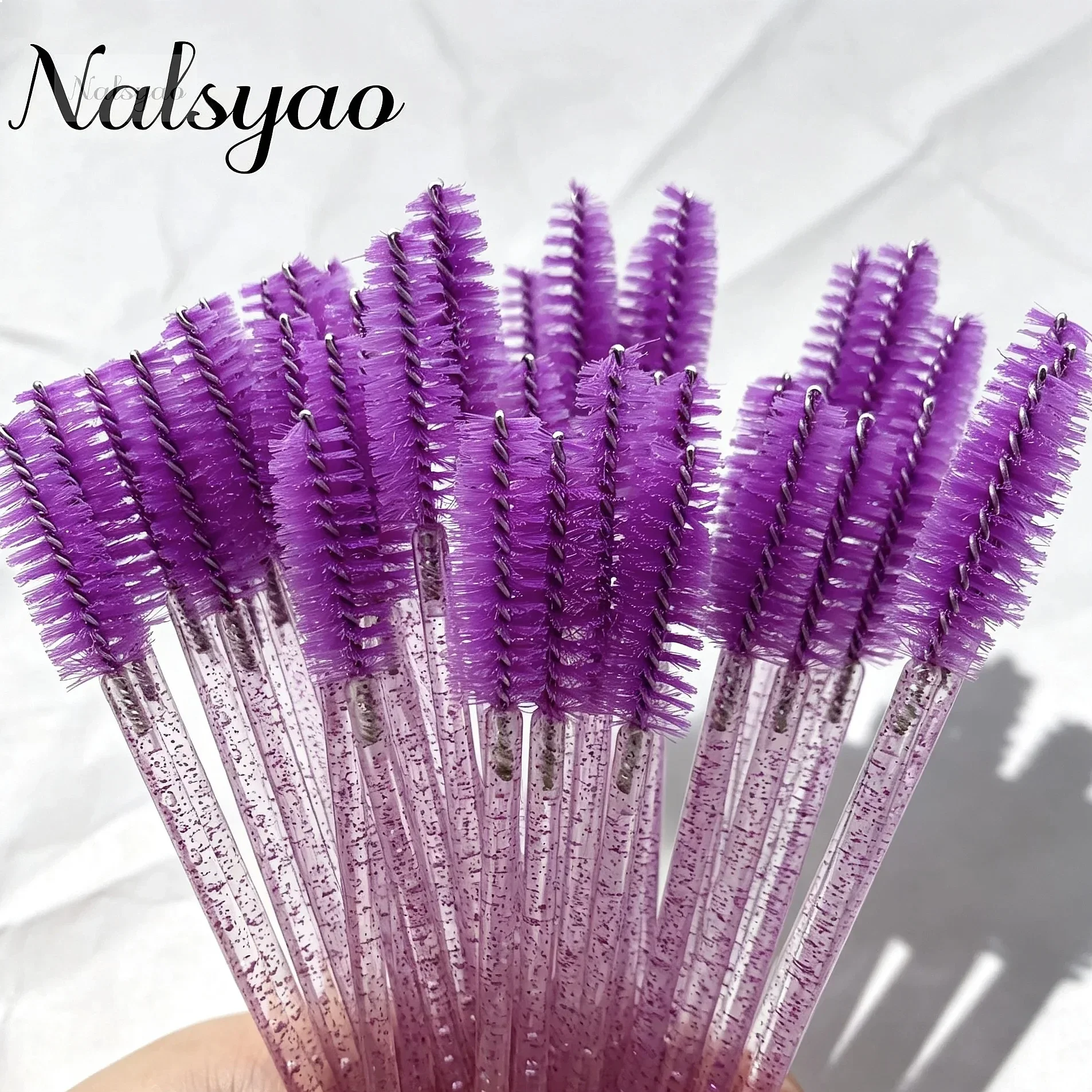 200Pcs Disposable Eyelash Extension Brush Mascara Stick Applicator Propeller Eyebrow Makeup Tool Set