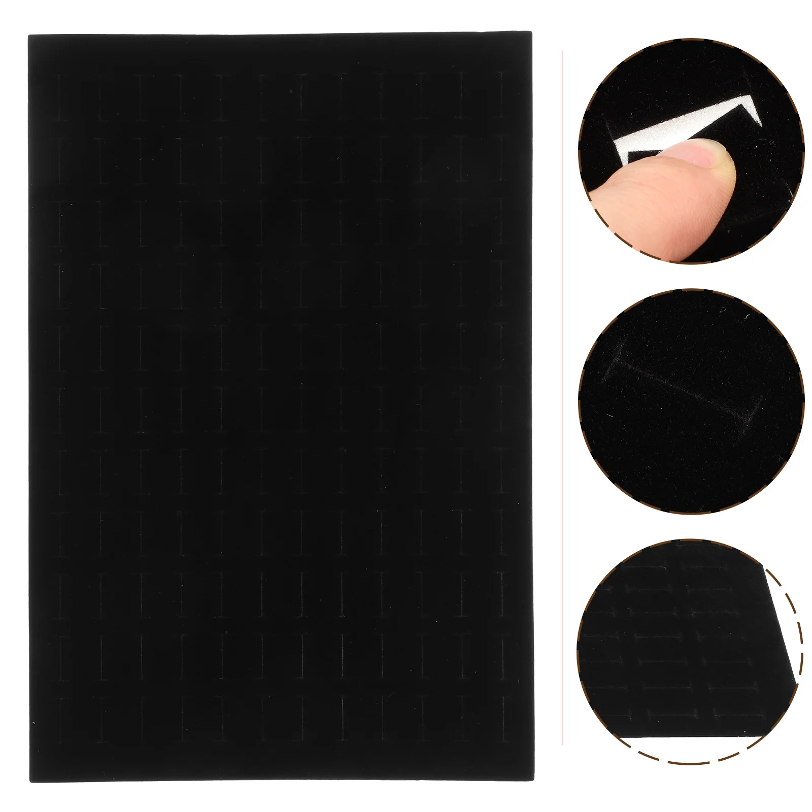 

Ring Display Inserts For Jewelry Organizer Tray Stackable Ring Holder Pad Earring Studs Storage Jewelry Trays For