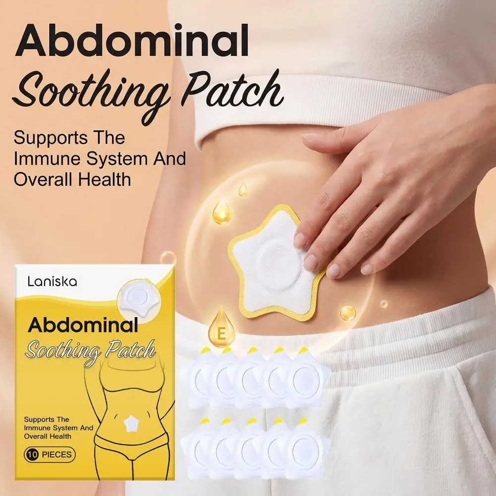 Abdominal Soothing Patch Herbal Body Detox Slim Patch Weight Management Assistance Sticker for Waist Abdomen Body Care Patch