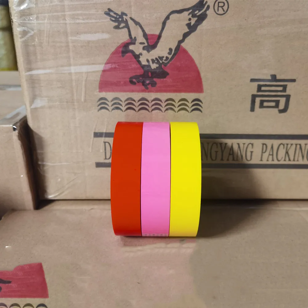 100 Yards 2.4cm Wide 7 Colors Packing Tape Heavy Duty Colored Packaging Tapes For Shipping Moving Sealing Mailing Package Tapes