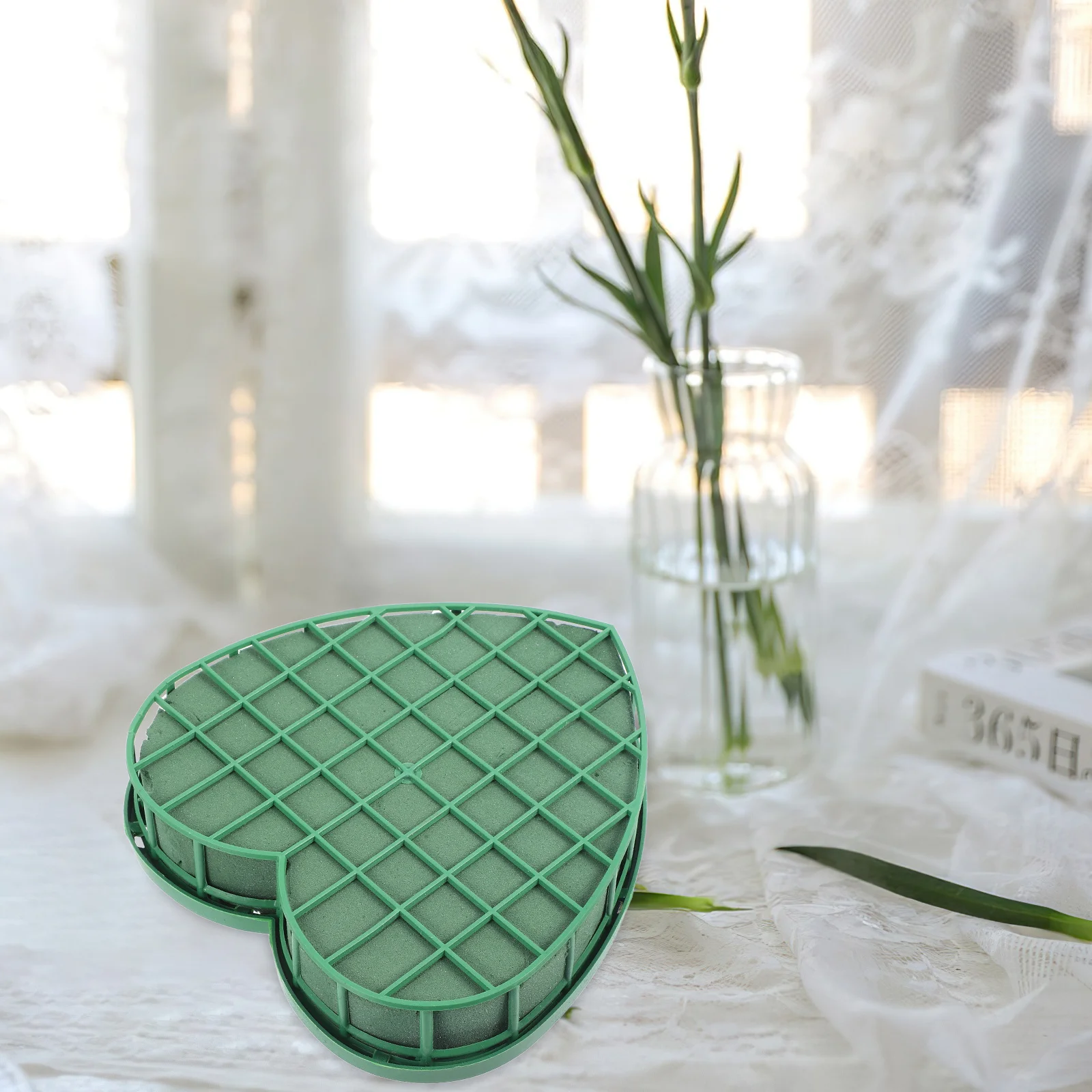 الطوب رغوة الأزهار الطين زهرة خضراء لحفل الزفاف ترتيب DIY كتل ديكور الحفلات