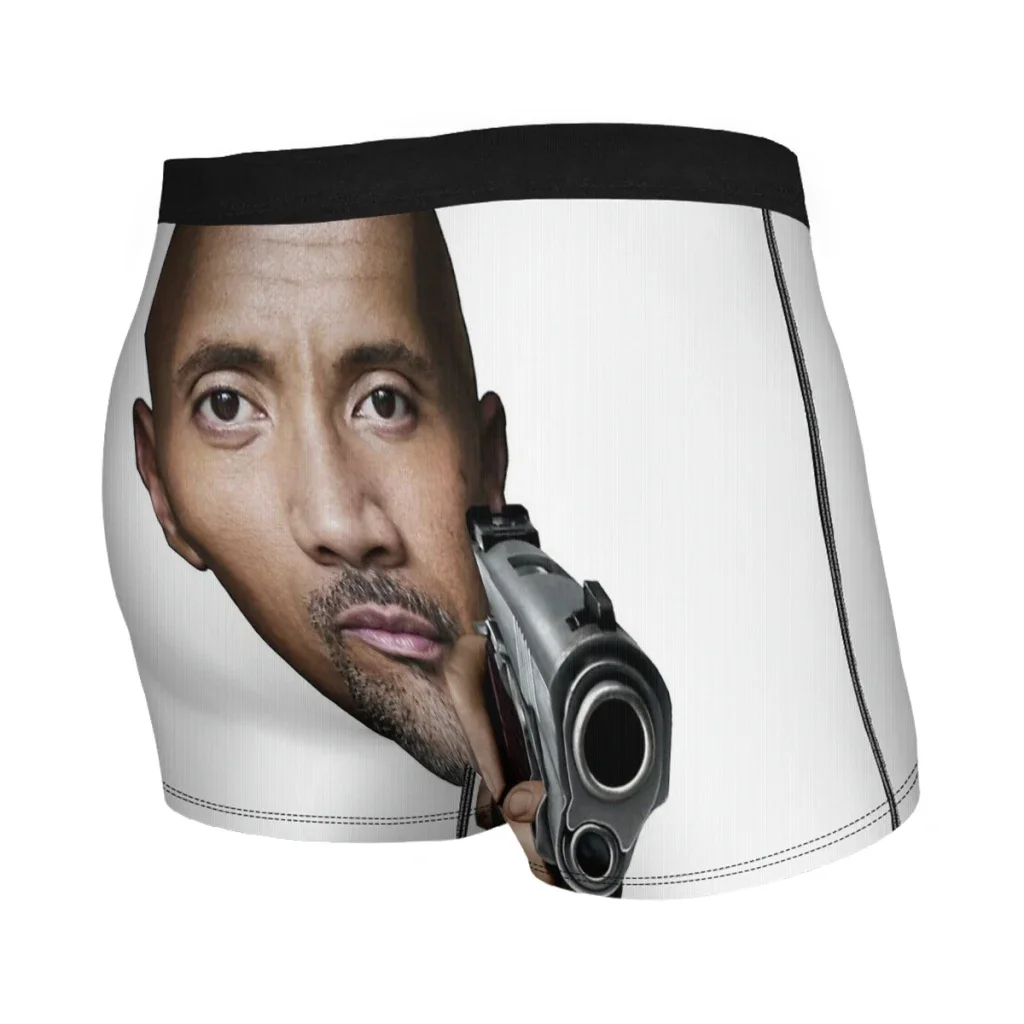 Man Dwayne The Shrok Johnson Underpants Cotton Panties Male Underwear Sexy Shorts Boxer Briefs