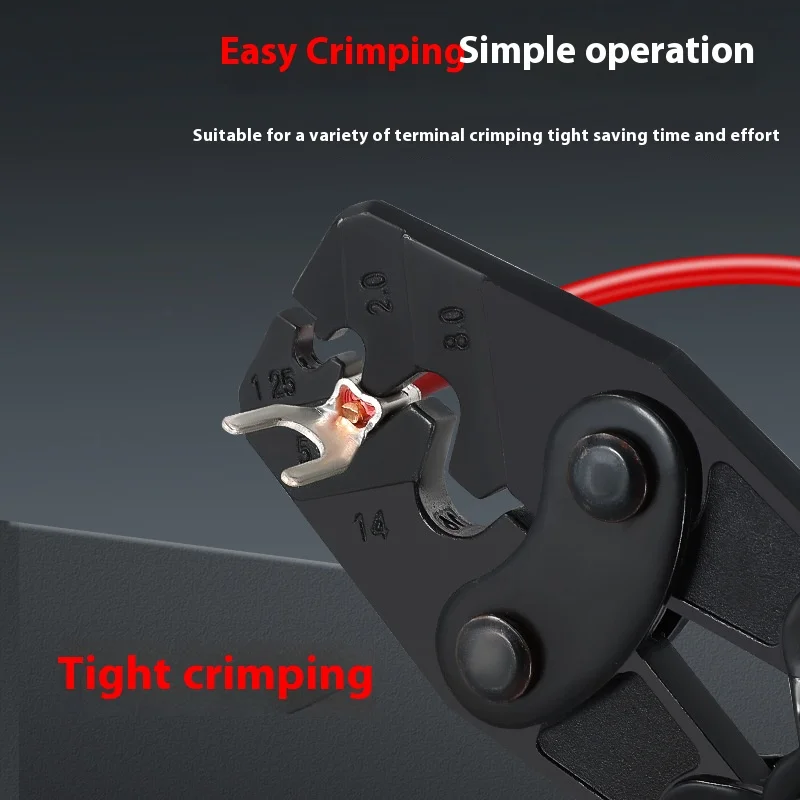 Imagem -04 - Crimper Plier tipo Ratchet Terminal Bare Crimping Alicates ot ut Crimping Tool Terminal Elétrico 1.5-16 Mm2 Hs16