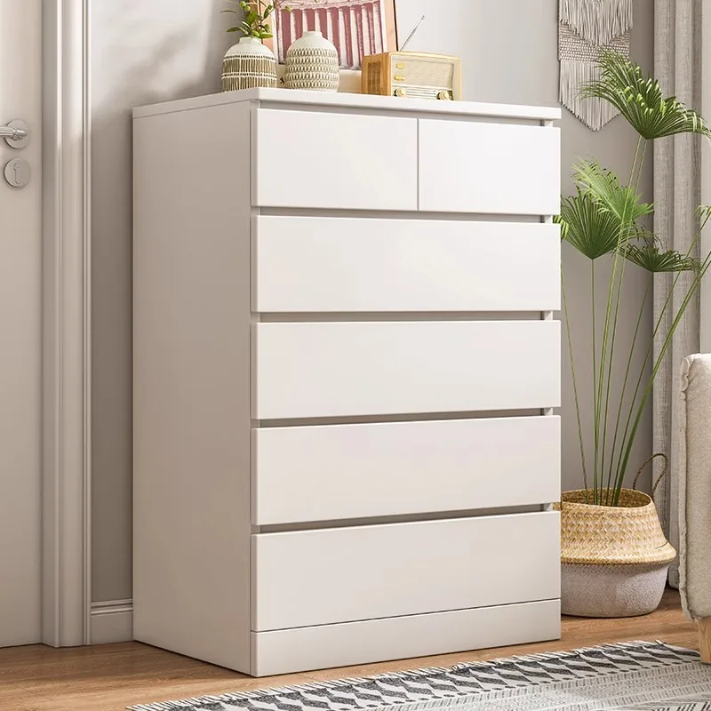 OAK/Recycled pine cabinet furniture Modern  Chest Of Drawers Bedroom Furniture Storage Drawer Corner cabinet Living Room White D