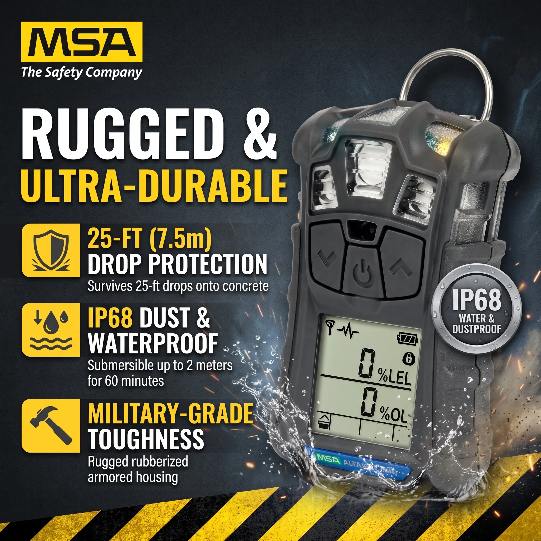 MSA ALTAIR 4XR Portable Gas Detector 10238340 LEL Combustible Natural Gas Leak Detector Alarm Monitor Detector De Gas Propane
