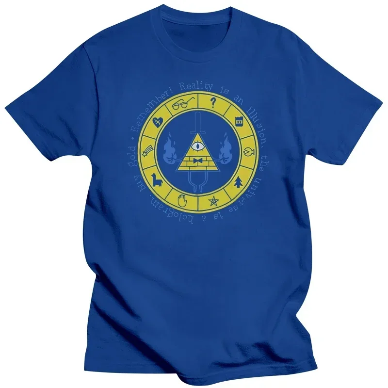 Zodiac WheelロゴTシャツ,新しいカジュアルでクール,重力,落下,暗号,sから3XL