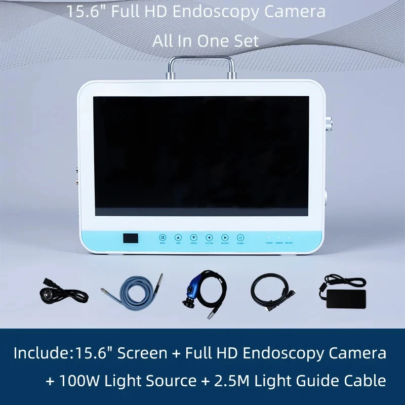 

Endoscopy Camera Image System Surgical 15.6"Full HD All In One ENT Light Source