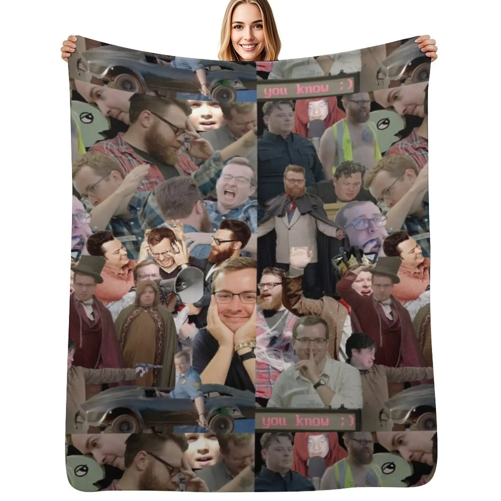 

goof mcelroy brothers Throw Blanket Stuffeds Luxury Thicken cosplay anime Blankets