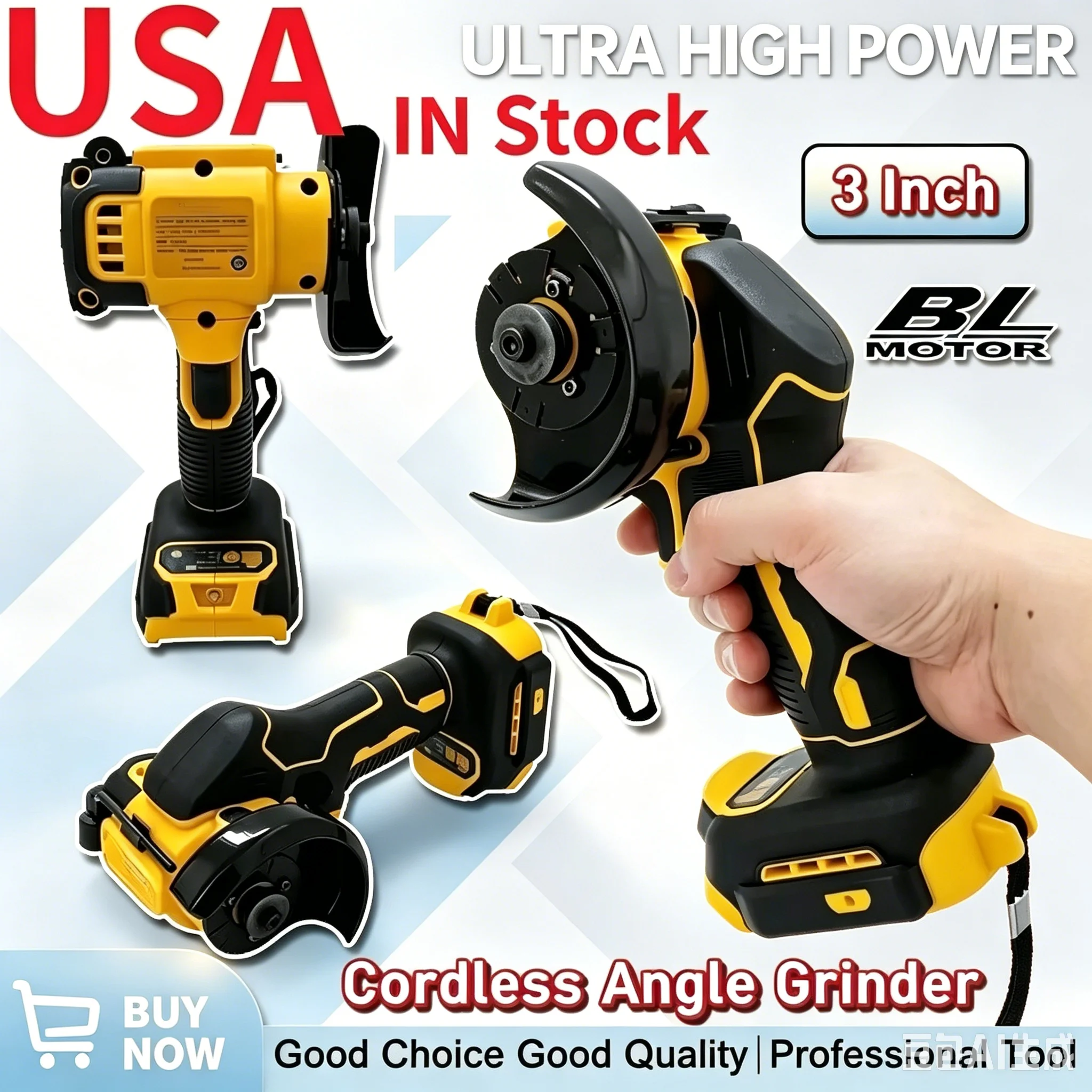 3inch Cordless Grinder Cutting Machine Grinding Polishing  Electric Diamond Cutting Grinder Power Tools Angle Grinder