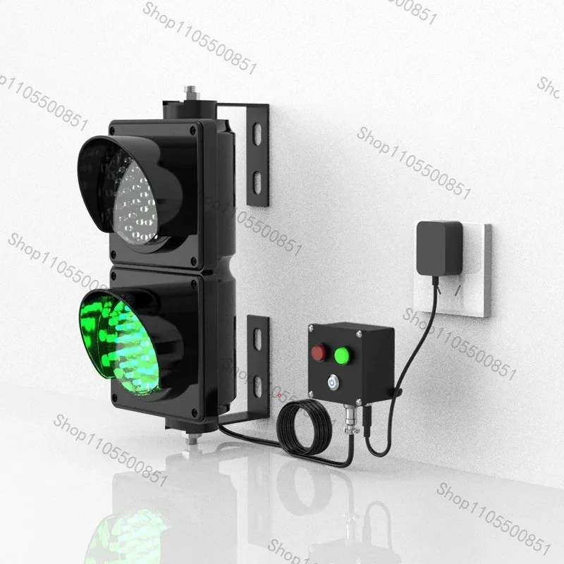 Type 100 Traffic Light, Logistics Park Platform Unloading Dock Parking Lot Signal Indicator, Button Control,plug-in,12V,24V,220V