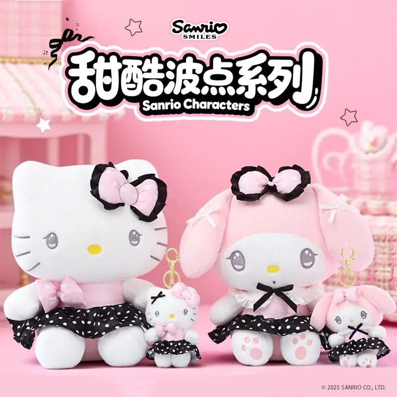 Muñecas de Peluche Kawaii Hello Kitty y My Melody, Lindos Juguetes de Peluche de Dibujos Animados, Regalo de Cumpleaños Perfecto para Niñas y Mejores Amigas