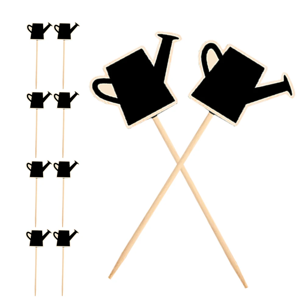 

10 Pcs Mini Blackboards Small Chalkboard Signs Reusable Clear Writing Garden Labels Food Signs Party Buffet Home Office School