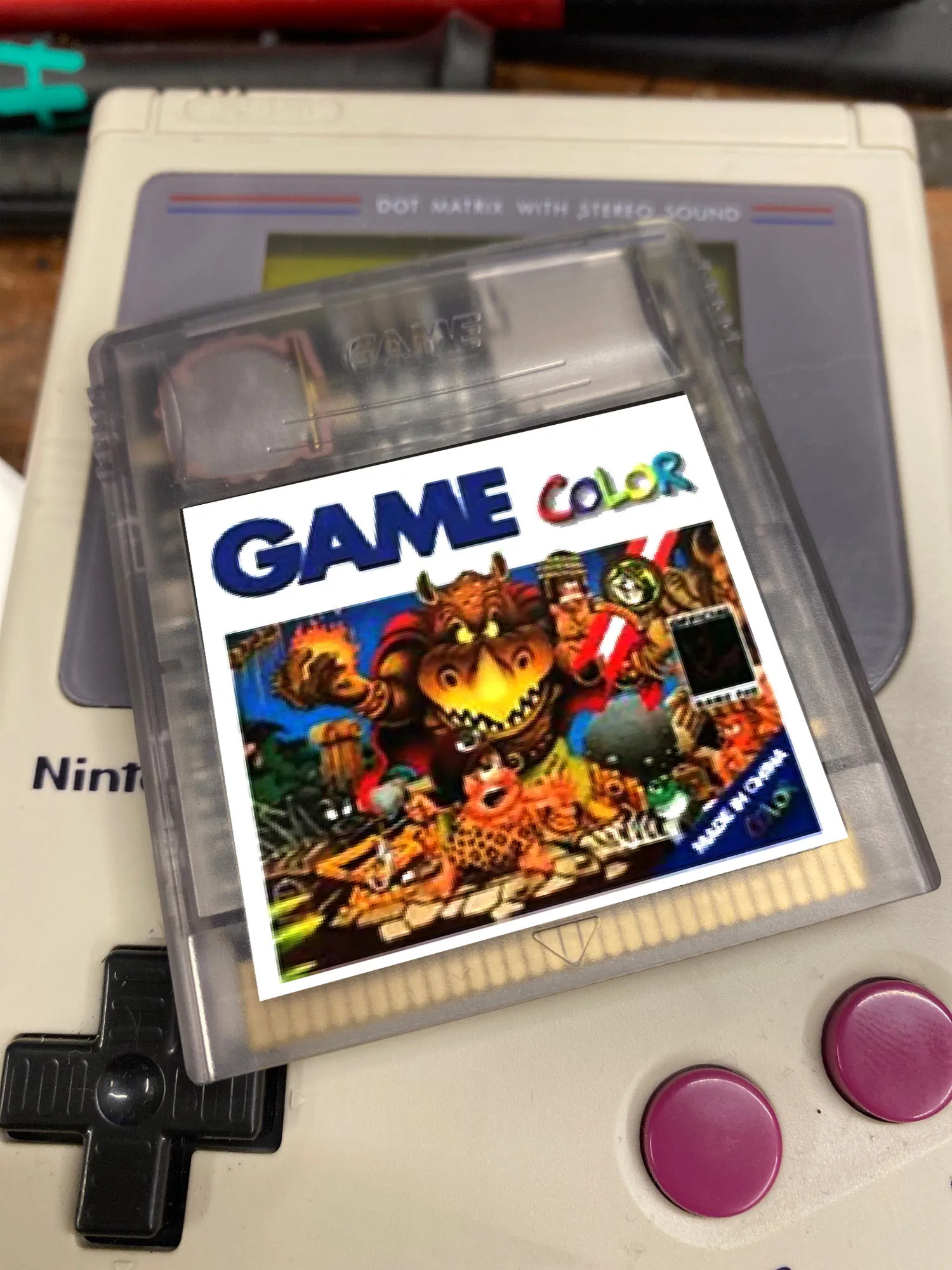 Für game boy color gb pro gbc konsole spiel kassette in1 edgbs pro version stroms pa rende remix spielkarte