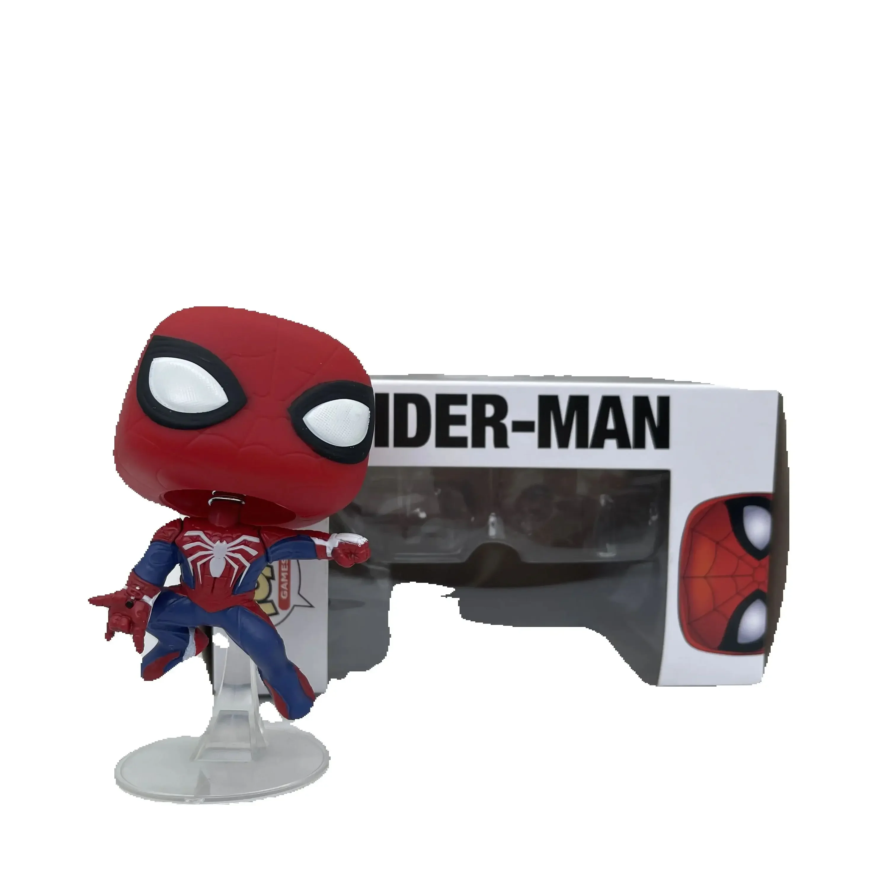 ديكور سطح المكتب الجديد من Popstyle المنتقمون سبايدرمان # 334 مجموعة محدودة من شخصيات PVC لألعاب عيد الميلاد للأطفال