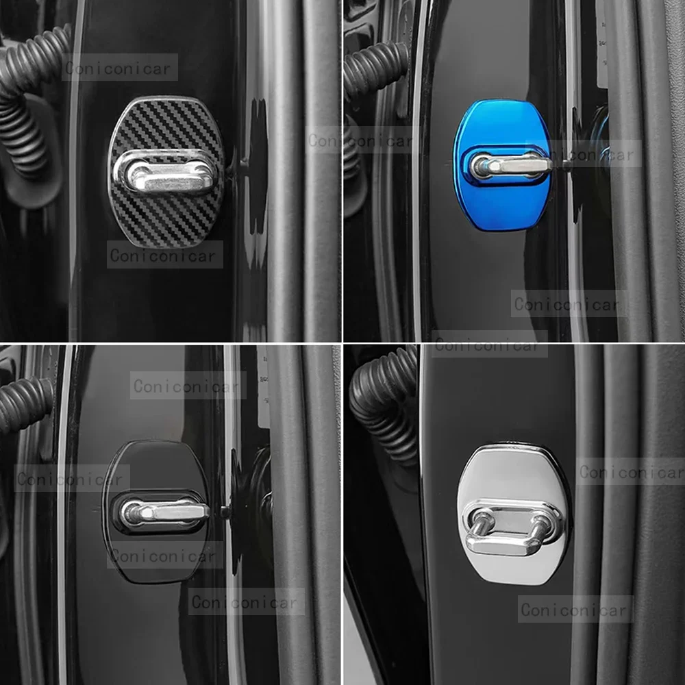 Car Accessories For MG ZS 2017-2023 2022 2021 2020 Door Lock Protector Cover Stainless Steel Protect Buckle Anti-rust Decoration