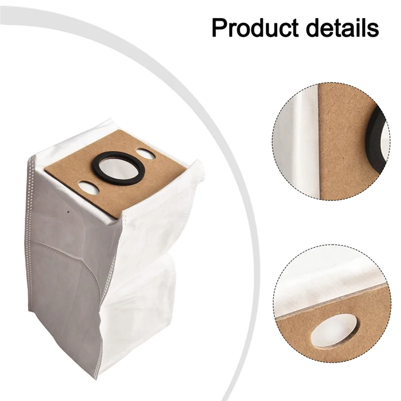 BAAO-Dust Bags For ILIFE V9 Pro Self Emptying Robot Vacuum Cleaner Dust Bags Accessories