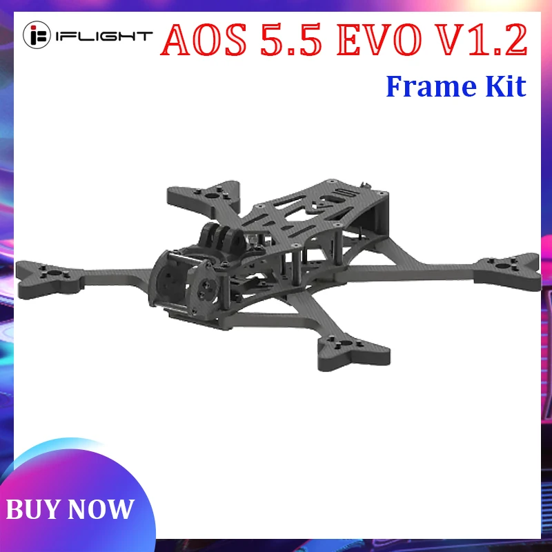 

Aos 5 EVO V1.2 Frame Kit 5 Inch Freestyle Platform 220mm Wheelstand O3 Air Unit For RC DIY FPV Racing Drone