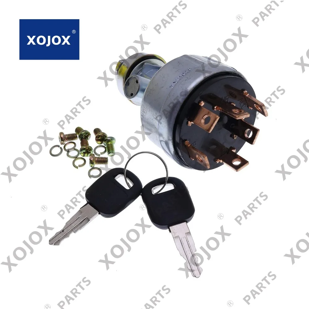 XOJOX Ignition Switch with Keys 7Y3918 for Caterpillar 307 311 311C 312 318B 320 320 L 320N 321C 325C