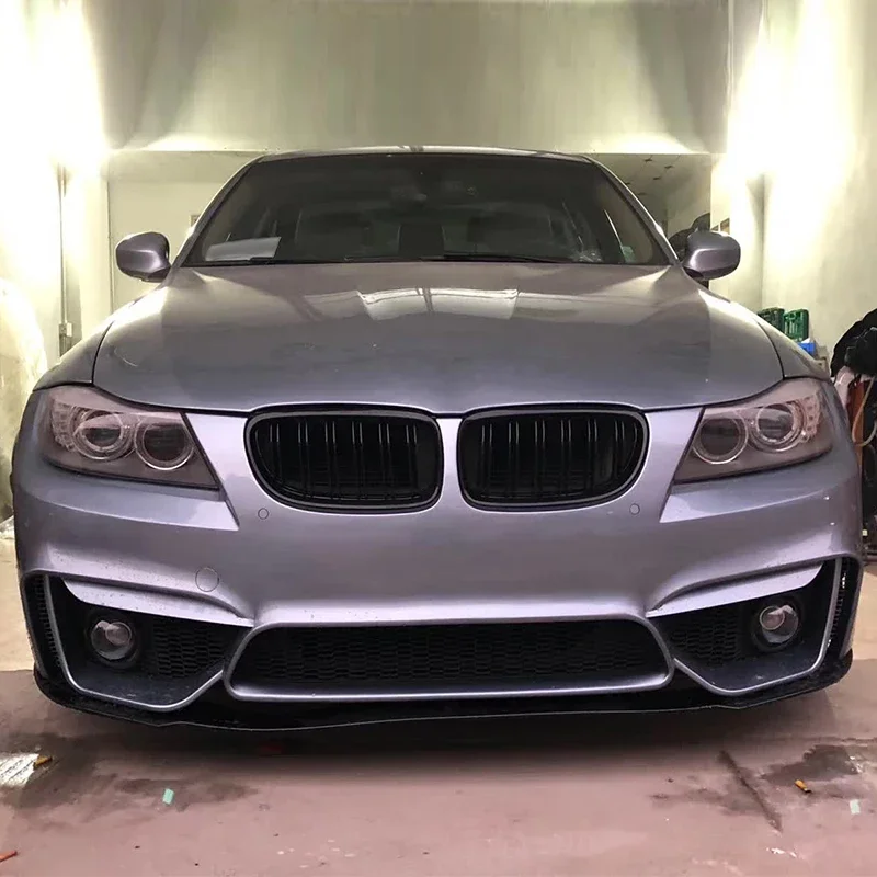 Carbon Fiber Front Grille Carbon Black For BMW 3 Series E90 2008-2012 Modifiable Parts Center Mesh Grille